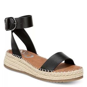 Circus by Sam Edelman Black Espadrille Kennedy Sandals Size 7.5M